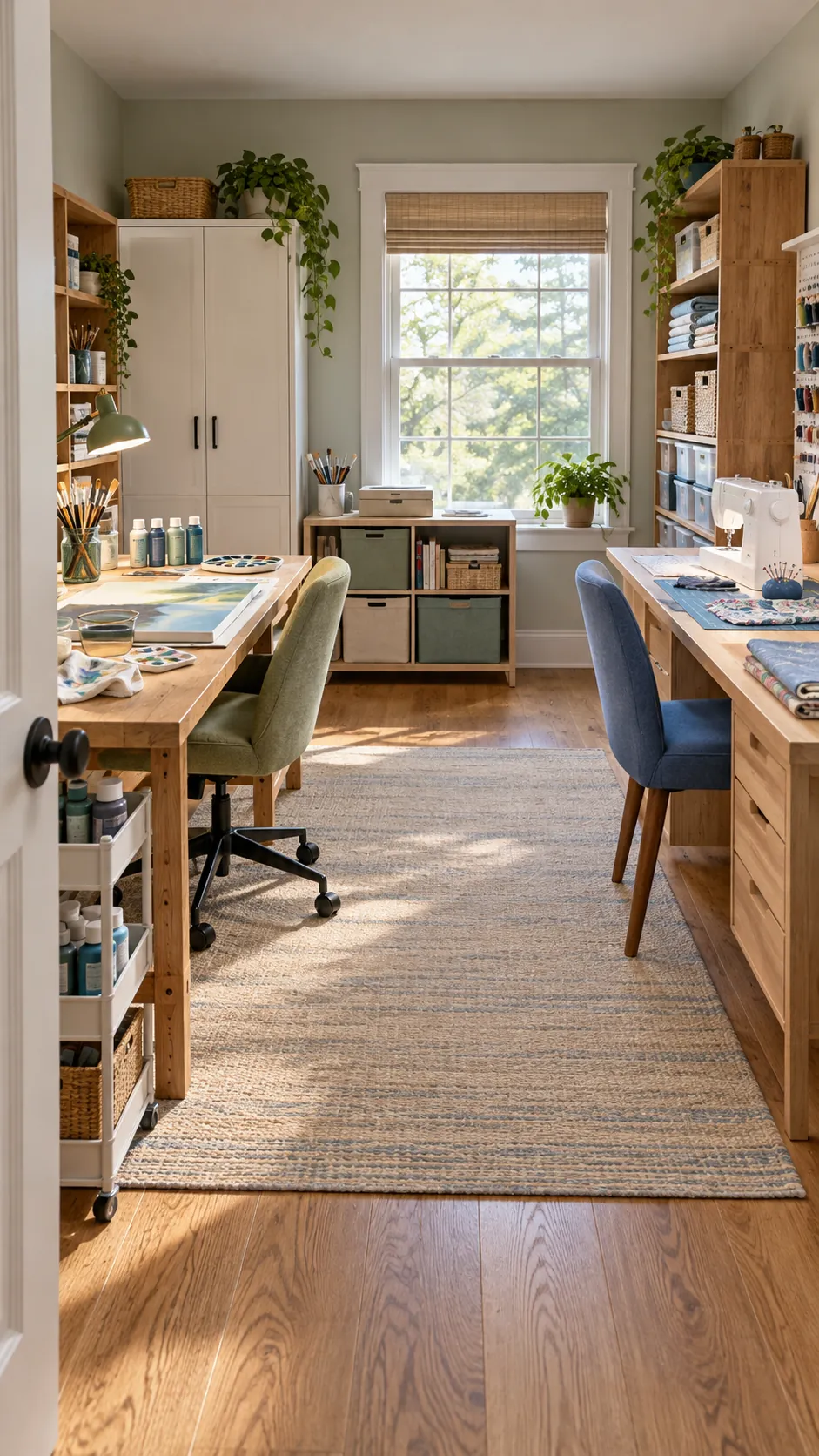 Keep Hazardous Materials Out of the Shared Room in a shared hobby room for two