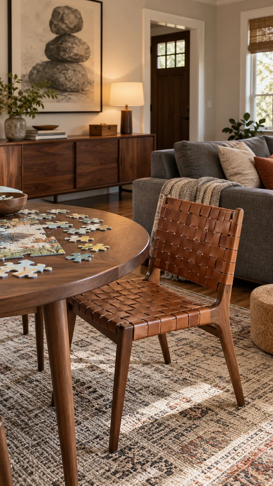 choose chairs children can move safely in a practical family living room